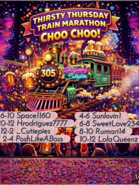 Other - 🍹🍹THIRSTY THURSDAY RAID TRAIN🍹🍹